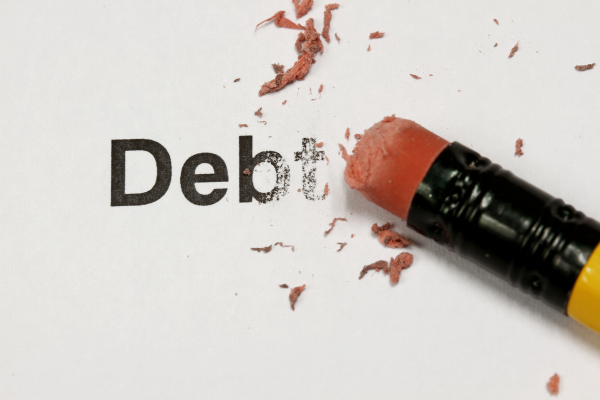 Debt is essentially you owe someone or some business money.