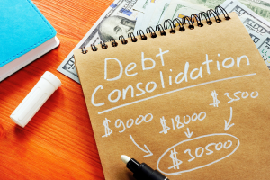 Debt consolidation is the process of combining multiple debts into a single payment, often with a lower interest rate.